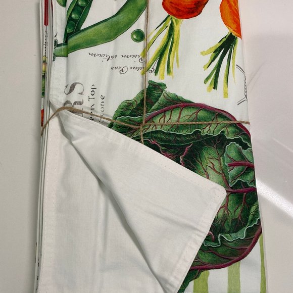 COPY - Michel Design Works Table Runner 108" x 16.5" Vegetable Garden - Picture 4 of 6